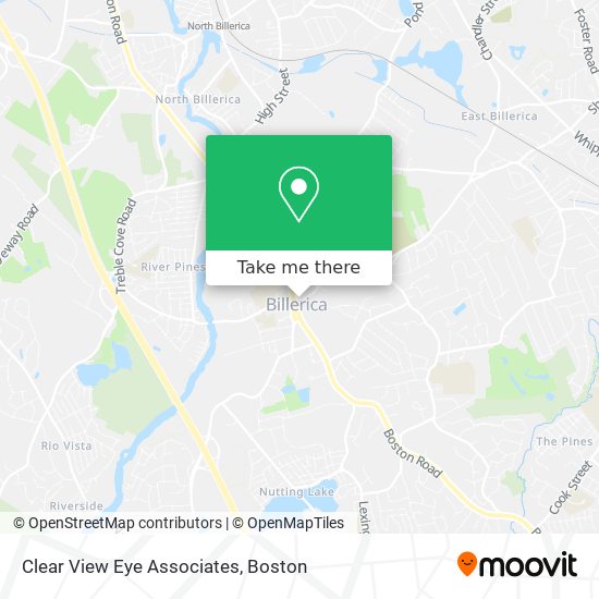 Mapa de Clear View Eye Associates