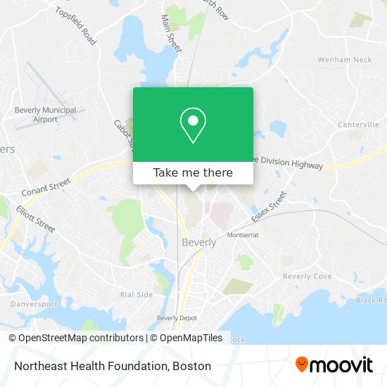 Northeast Health Foundation map