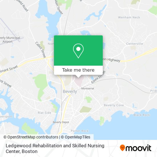 Mapa de Ledgewood Rehabilitation and Skilled Nursing Center