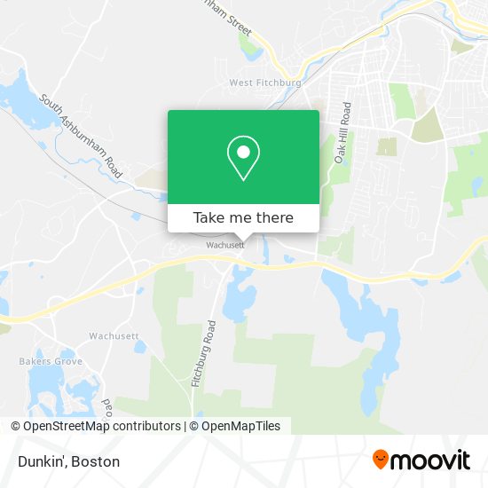 Dunkin' map