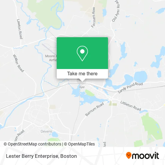 Lester Berry Enterprise map