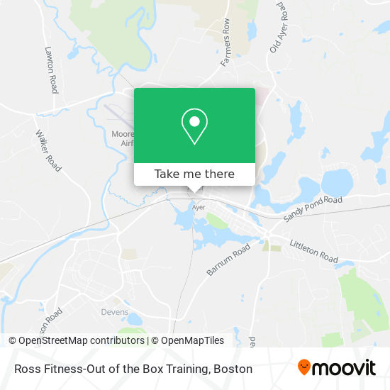 Mapa de Ross Fitness-Out of the Box Training