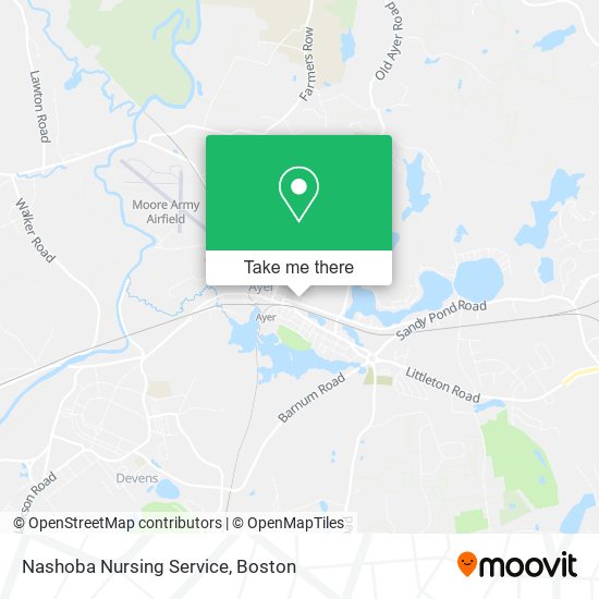 Mapa de Nashoba Nursing Service