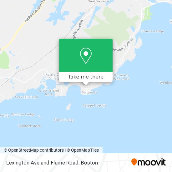 Mapa de Lexington Ave and Flume Road