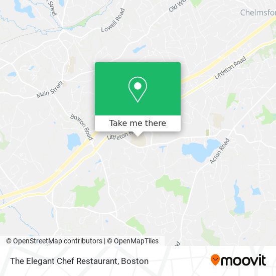 The Elegant Chef Restaurant map