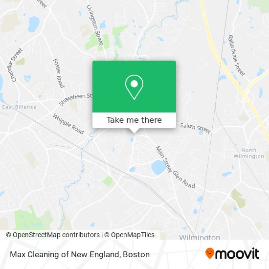 Mapa de Max Cleaning of New England