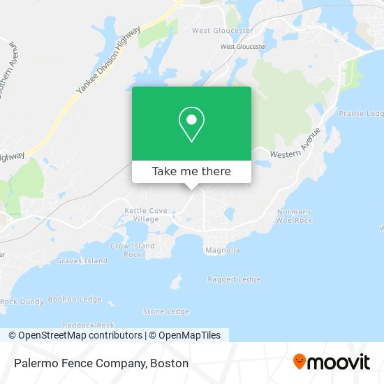 Mapa de Palermo Fence Company