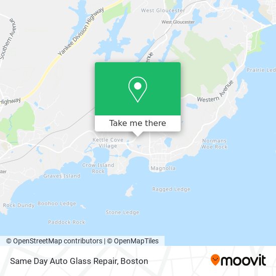 Mapa de Same Day Auto Glass Repair