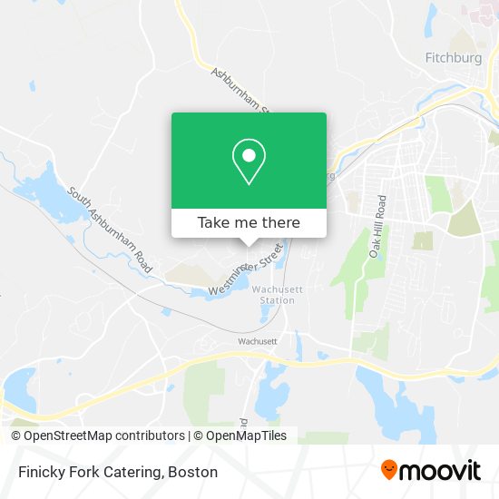 Finicky Fork Catering map