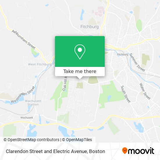 Mapa de Clarendon Street and Electric Avenue