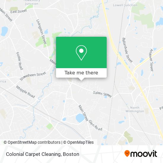 Colonial Carpet Cleaning map