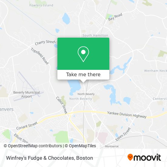 Winfrey's Fudge & Chocolates map