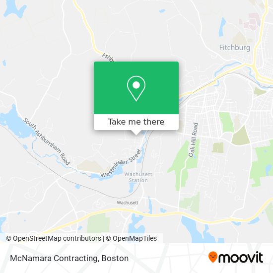 McNamara Contracting map