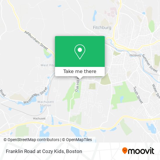 Franklin Road at Cozy Kids map