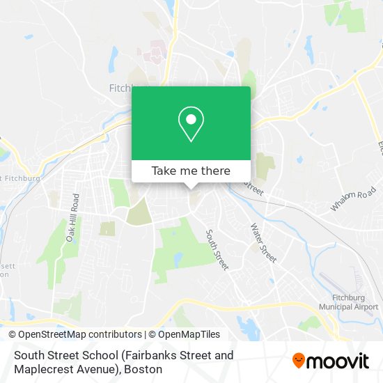 Mapa de South Street School (Fairbanks Street and Maplecrest Avenue)