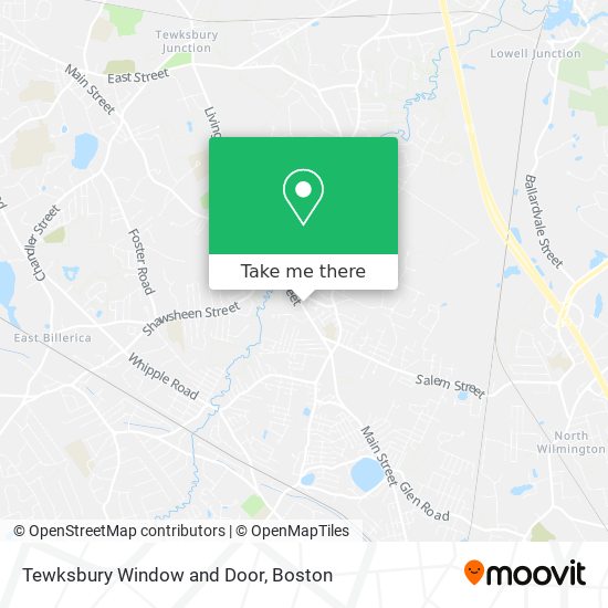 Tewksbury Window and Door map