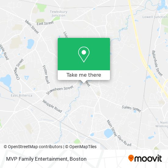 MVP Family Entertainment map