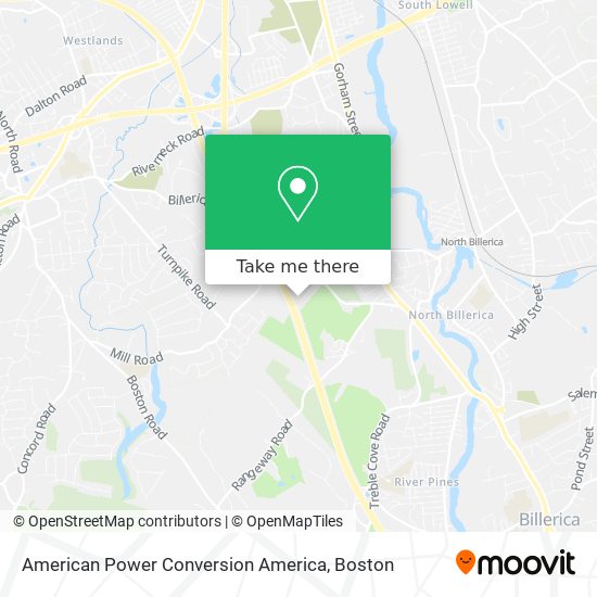 American Power Conversion America map