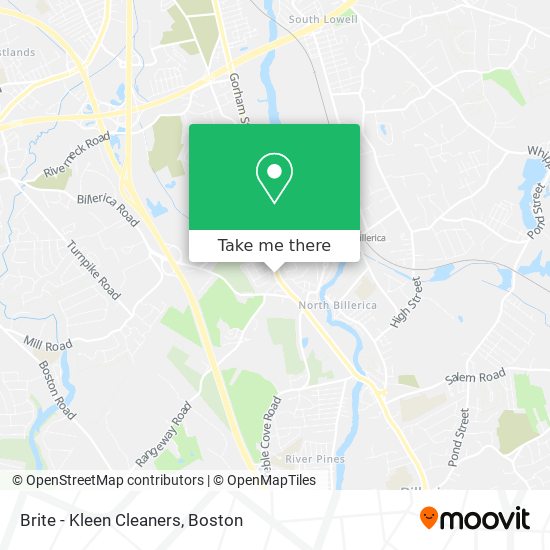 Brite - Kleen Cleaners map