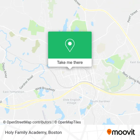 Holy Family Academy map