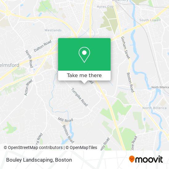 Bouley Landscaping map