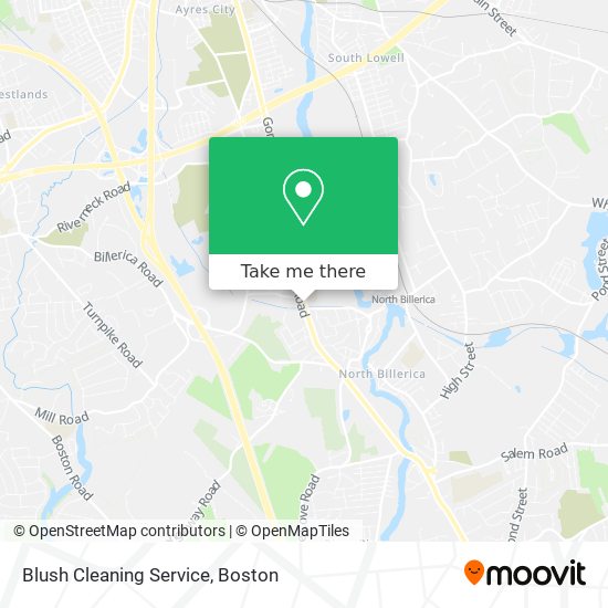 Blush Cleaning Service map