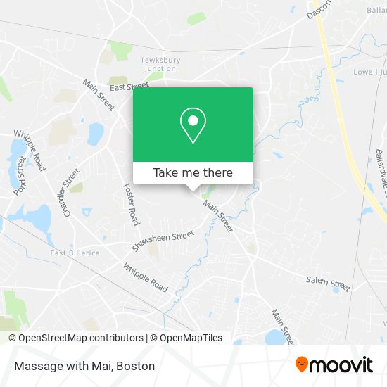 Mapa de Massage with Mai