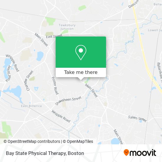 Mapa de Bay State Physical Therapy