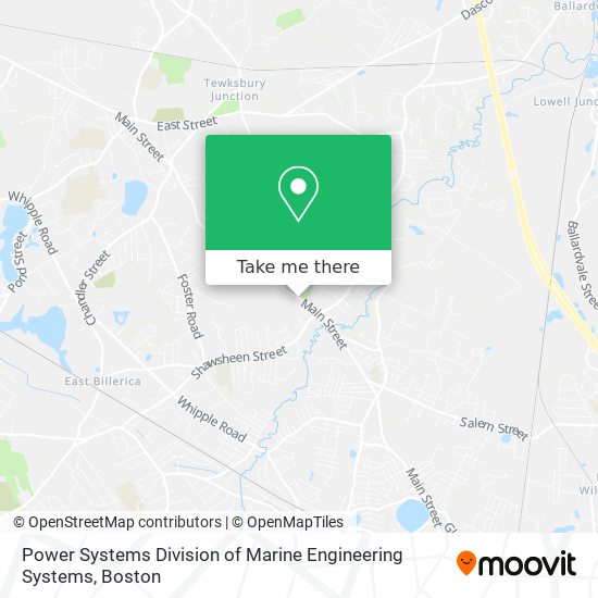 Mapa de Power Systems Division of Marine Engineering Systems