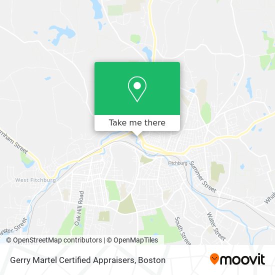 Gerry Martel Certified Appraisers map