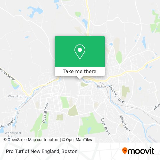 Pro Turf of New England map