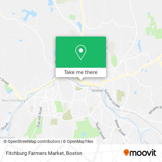 Mapa de Fitchburg Farmers Market