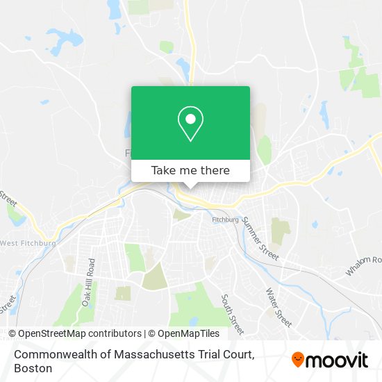 Mapa de Commonwealth of Massachusetts Trial Court