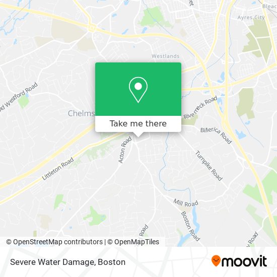 Severe Water Damage map