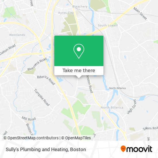 Sully's Plumbing and Heating map