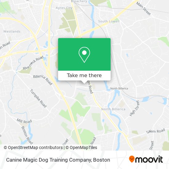 Canine Magic Dog Training Company map