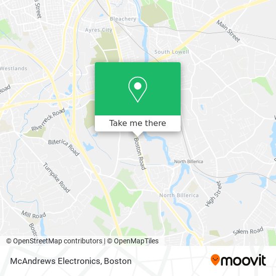 Mapa de McAndrews Electronics