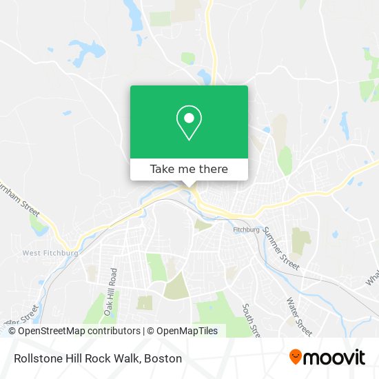 Rollstone Hill Rock Walk map