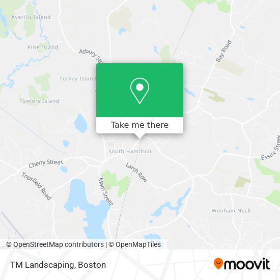 TM Landscaping map