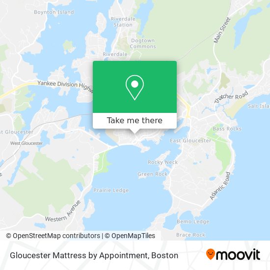 Gloucester Mattress by Appointment map