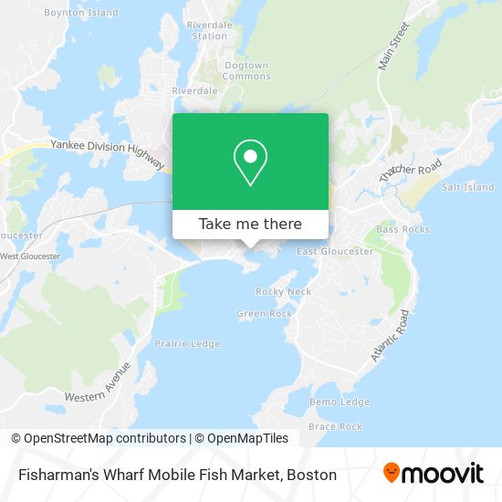 Mapa de Fisharman's Wharf Mobile Fish Market