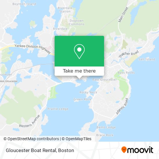 Gloucester Boat Rental map