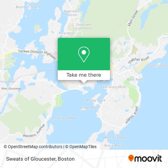 Sweats of Gloucester map