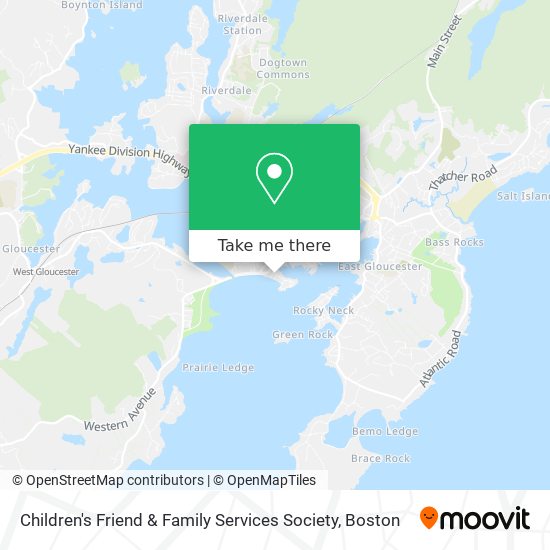 Children's Friend & Family Services Society map