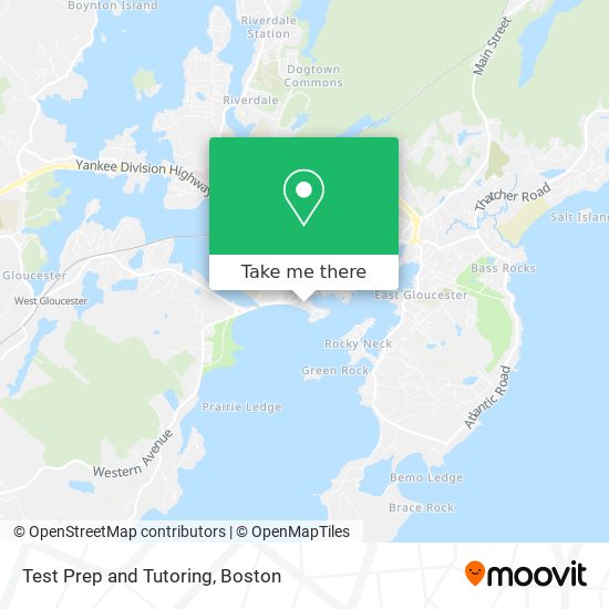 Test Prep and Tutoring map