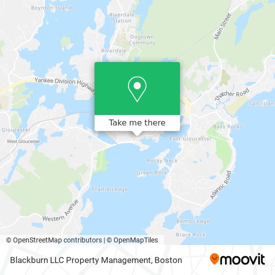 Blackburn LLC Property Management map