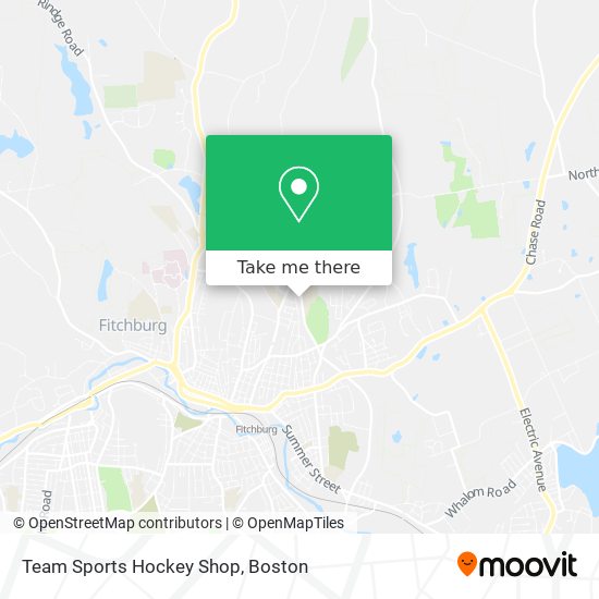 Mapa de Team Sports Hockey Shop