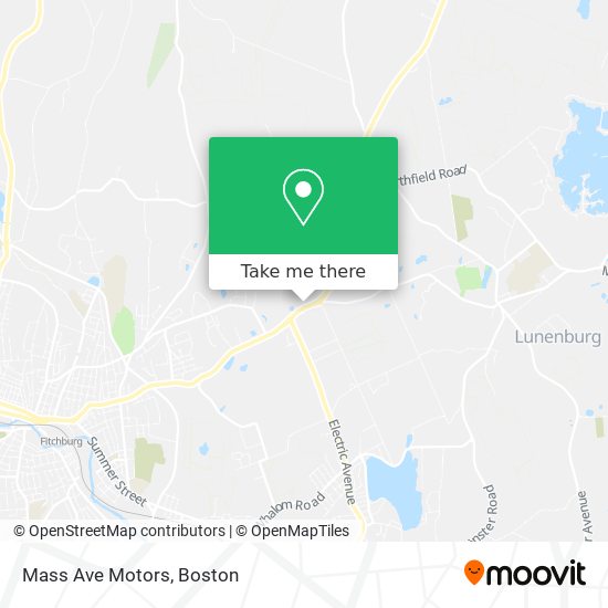 Mass Ave Motors map