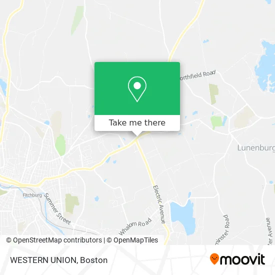 WESTERN UNION map