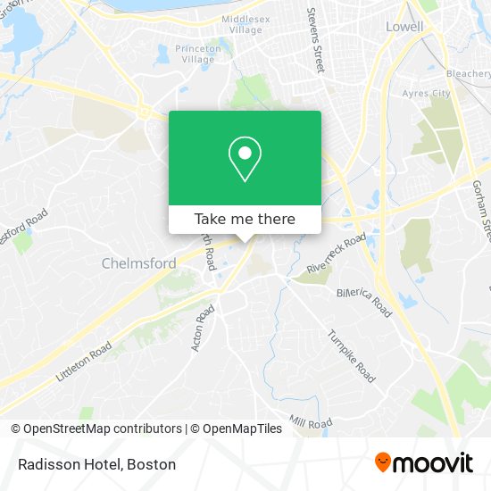 Radisson Hotel map